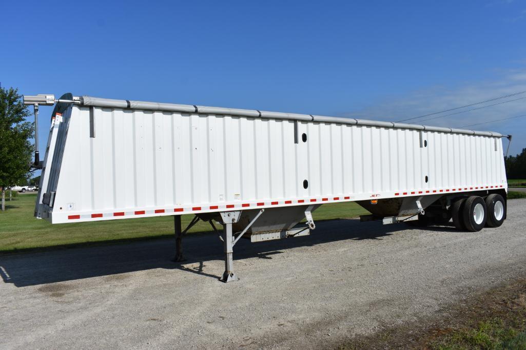 2013 Jet 42' steel hopper bottom trailer