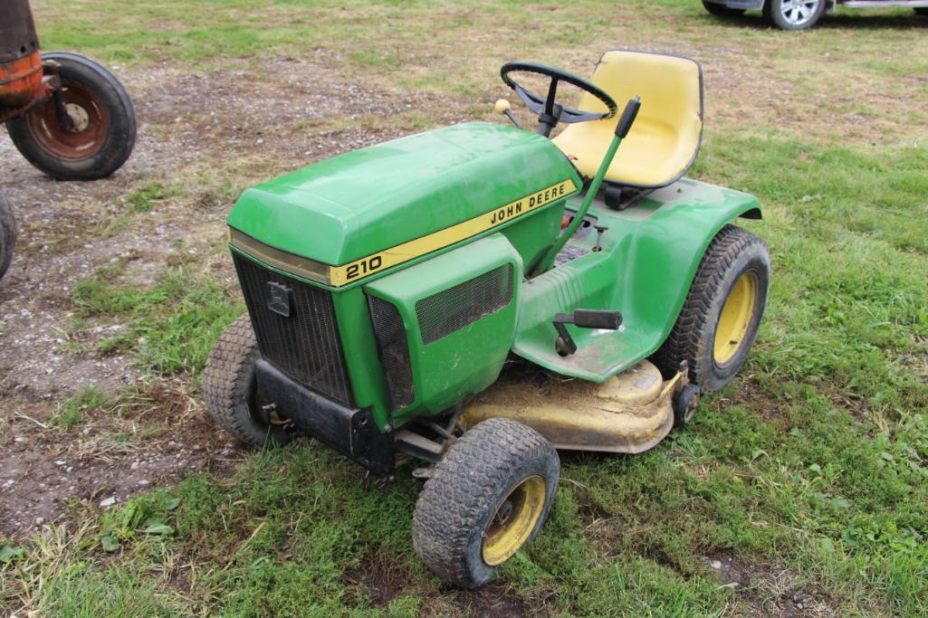 John Deere 210 riding lawn mower