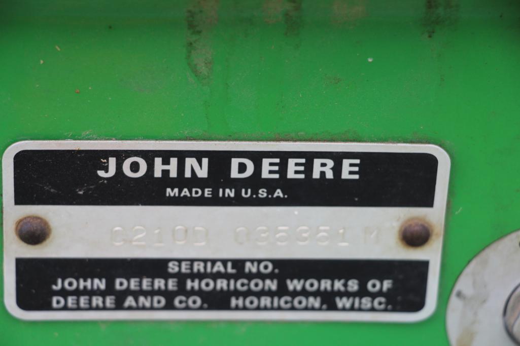 John Deere 210 riding lawn mower