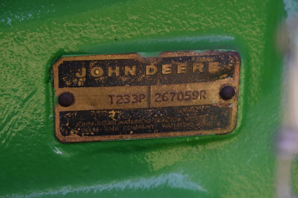 1972 John Deere 4020 2wd tractor