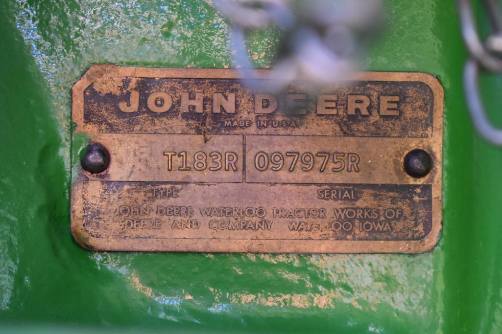 1967 John Deere 3020 2wd tractor