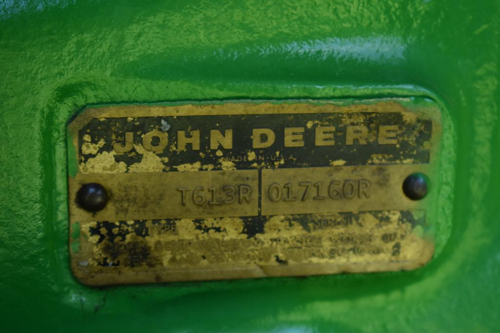 1972 John Deere 4320 FWA tractor