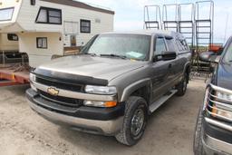 2001 Chevrolet 2500 HD extended cab 4wd pickup