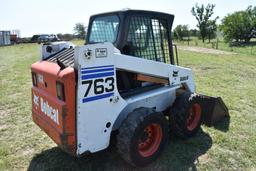 Bobcat 763 skid loader