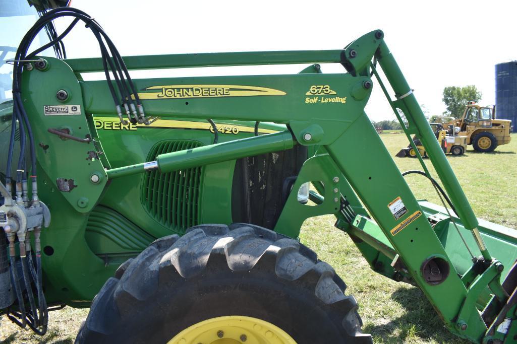 2006 John Deere 6420 MFWD tractor