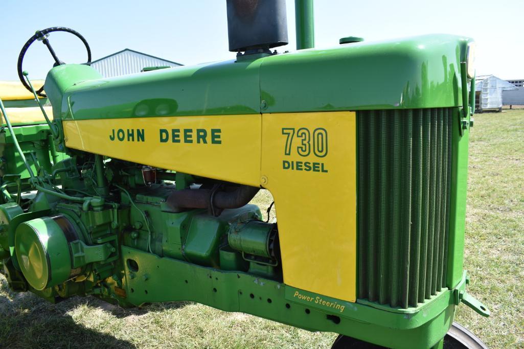 John Deere 730 dsl. tractor