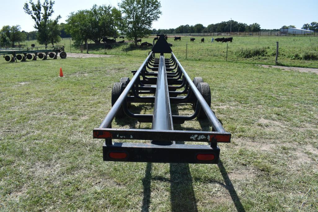 36' gooseneck in-line hay trailer