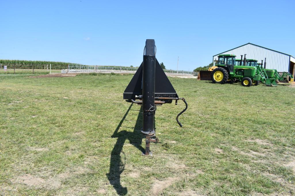 36' gooseneck in-line hay trailer