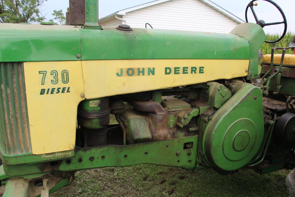 1957 John Deere 720 diesel tractor