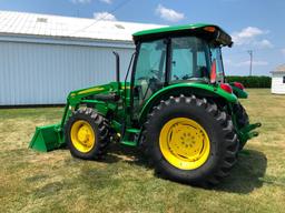 2010 John Deere 5105M MFWD tractor