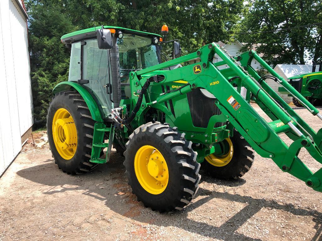 2013 John Deere 6140D MFWD tractor