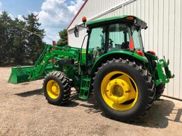 2013 John Deere 6140D MFWD tractor