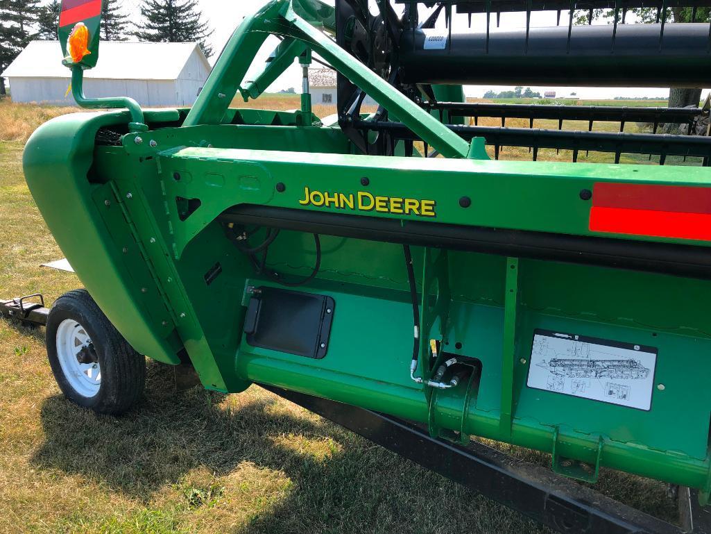 2012 John Deere 635FD HydraFlex 35' flex draper head