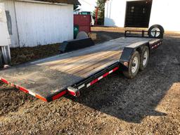 2014 Corn Pro bumper hitch flatbed trailer
