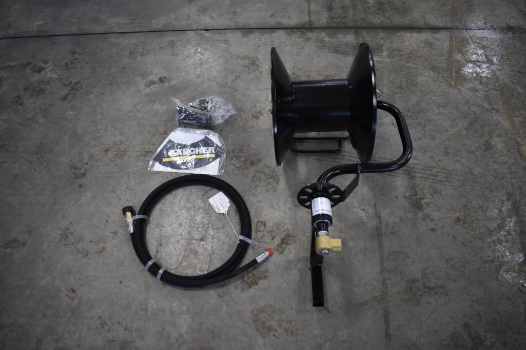 Karcher 100' rotary hose reel