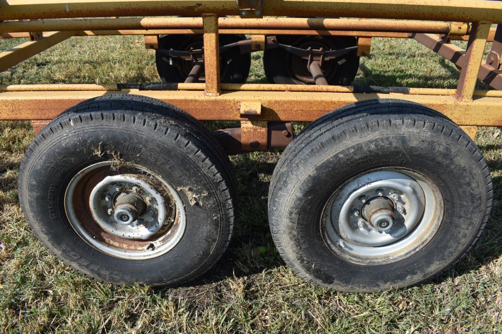 2009 Atchison 10-bale tandem hay trailer