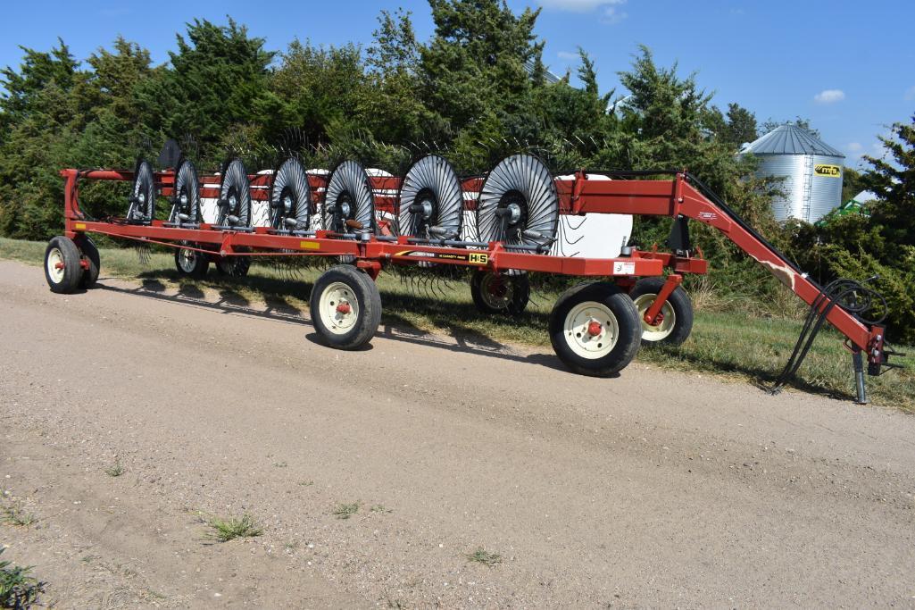 H&S 1460 Hi-Capacity 14-wheel hay rake