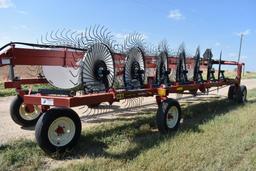 H&S 1460 Hi-Capacity 14-wheel hay rake