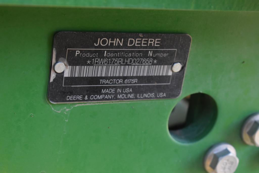 2017 John Deere 6175R MFWD tractor