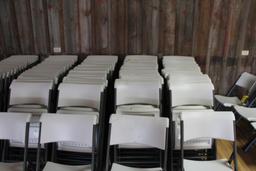 (20) Lifetime poly folding chairs