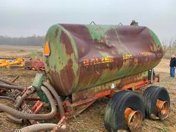 Balzer 2600 Magnum manure tank - needs repair