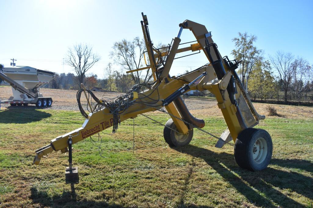 Liebrecht pull-type tile plow