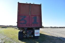 1992 Freightliner 6x4 truck w/Shop built 22' silage body