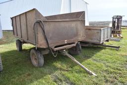 Stanhoist barge wagon with hoist