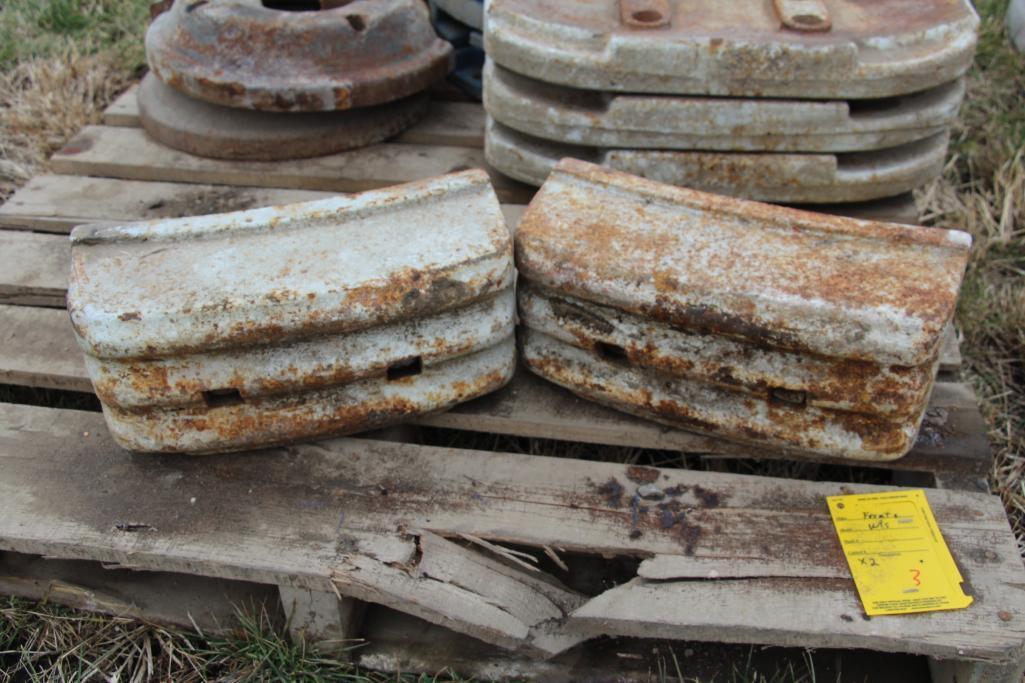 (2) Ford front weights