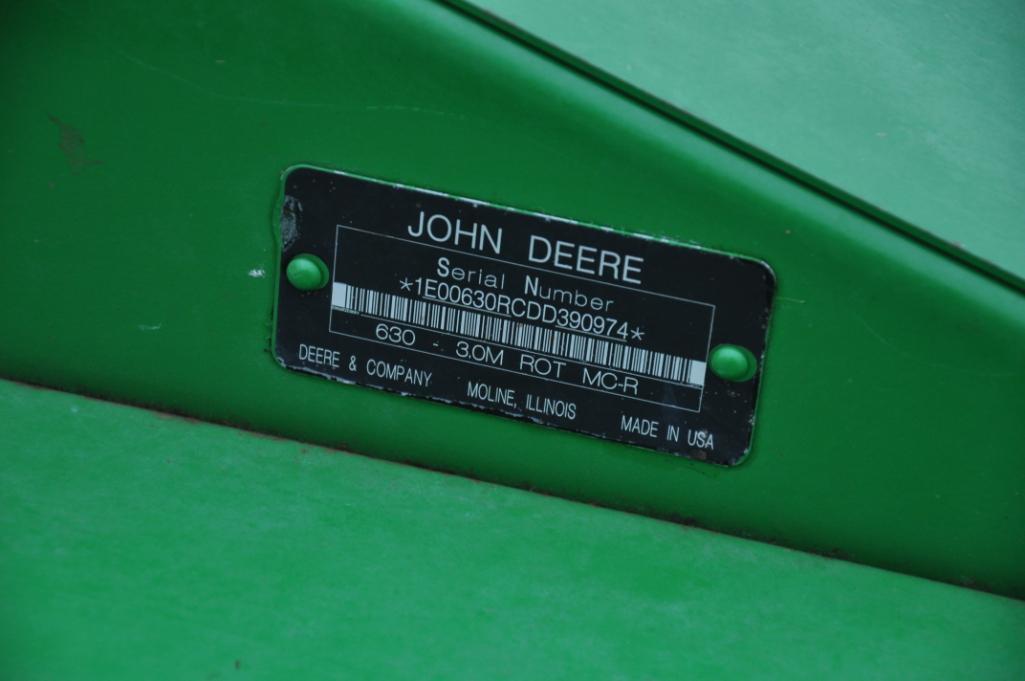 2013 John Deere 630 mower conditioner