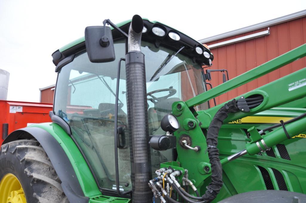 2015 John Deere 6125R MFWD tractor