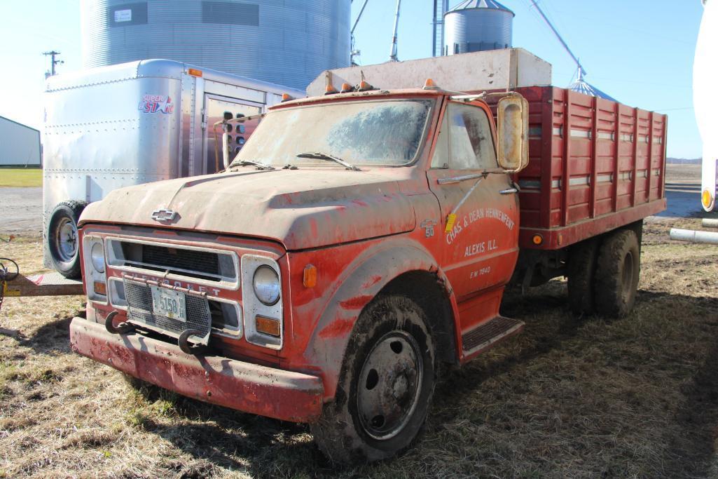 1967 Chevrolet 50 single axle grain truck