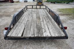 1985 A-A Welding 16' flatbed trailer