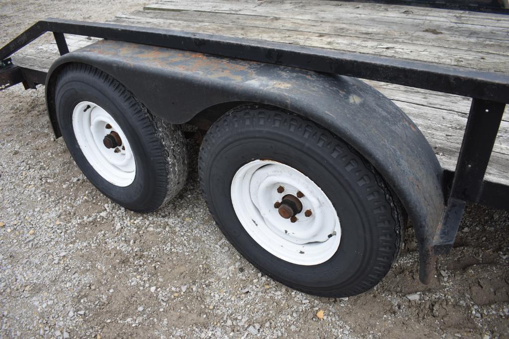 1985 A-A Welding 16' flatbed trailer