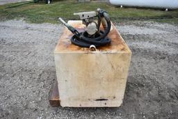 190 gal. fuel transfer tank, 20 GPM pump, auto shutoff nozzle