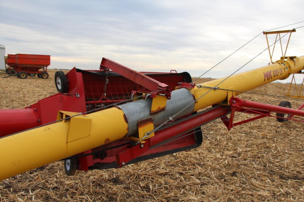 Westfield MK 100-71 10" x 71' hyd. swing away auger