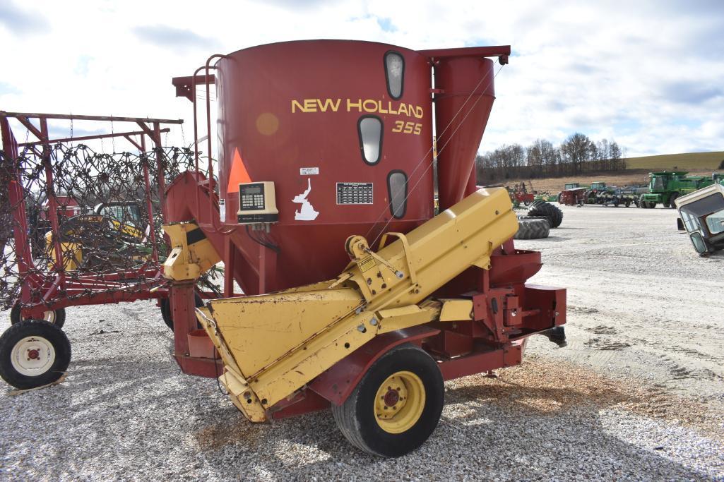 New Holland 355 grinder mixer