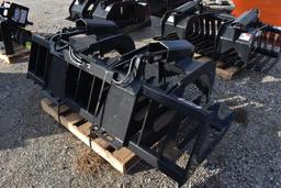 Stout XHD 84-6 brush grapple bucket for skid loader