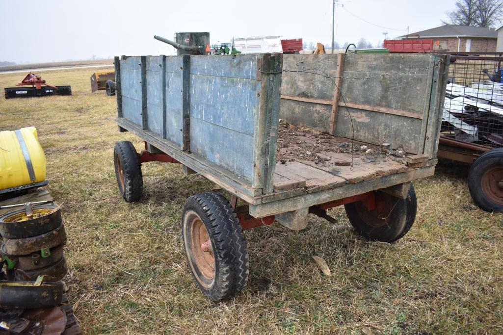 10'x5' barge wagon with hoist