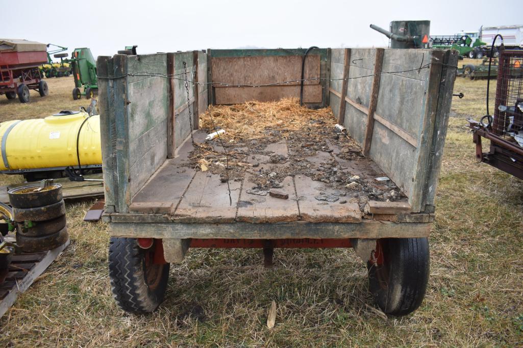 10'x5' barge wagon with hoist