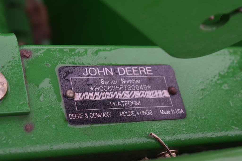 2009 John Deere 625F 25' Hydraflex platform