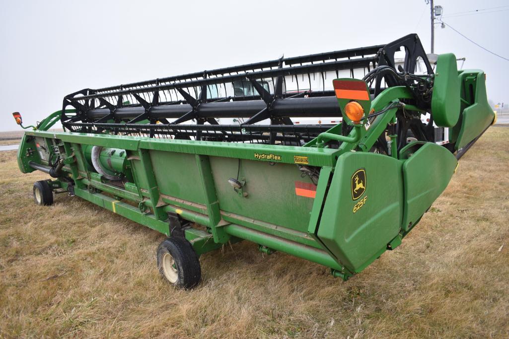 2009 John Deere 625F 25' Hydraflex platform