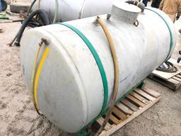 Aluminum tank w/3-pt. hitch