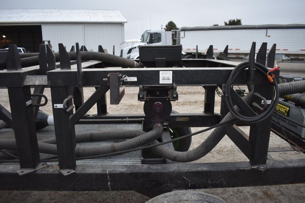 Shop built 4-box seed tender on running gear