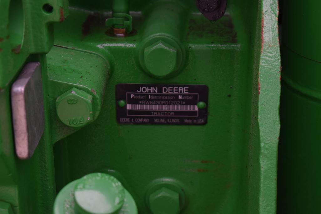 2007 John Deere 8430 MFWD tractor