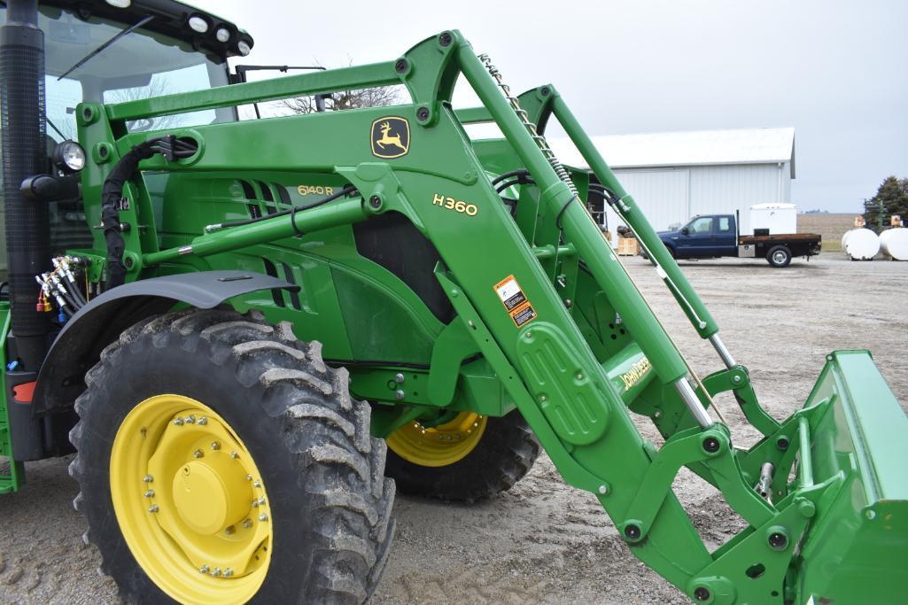 2013 John Deere 6140R MFWD tractor