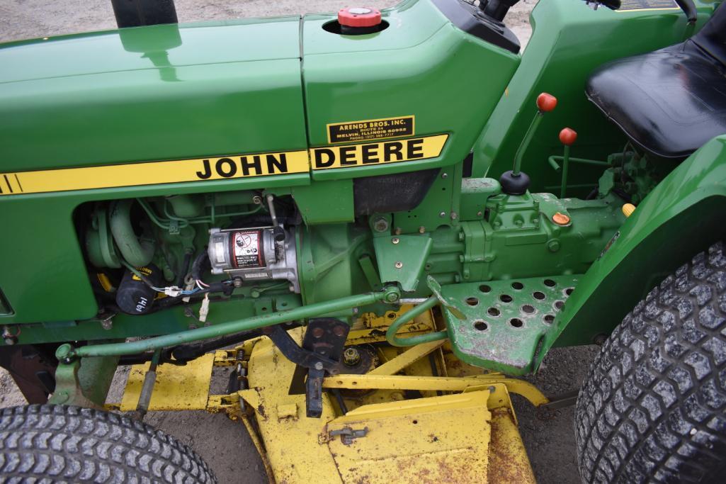 John Deere 750 2wd compact tractor