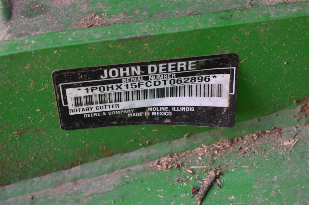 John Deere HX15 15' batwing mower