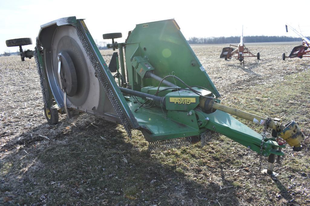 John Deere HX15 15' batwing mower