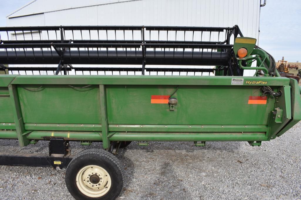 2011 John Deere 630F 30' HydraFlex platform